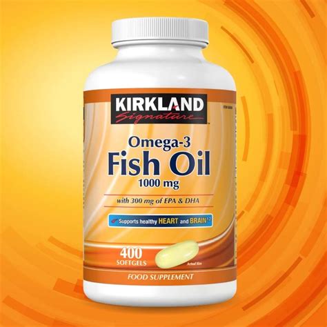 omega 3 fish oil softgels.